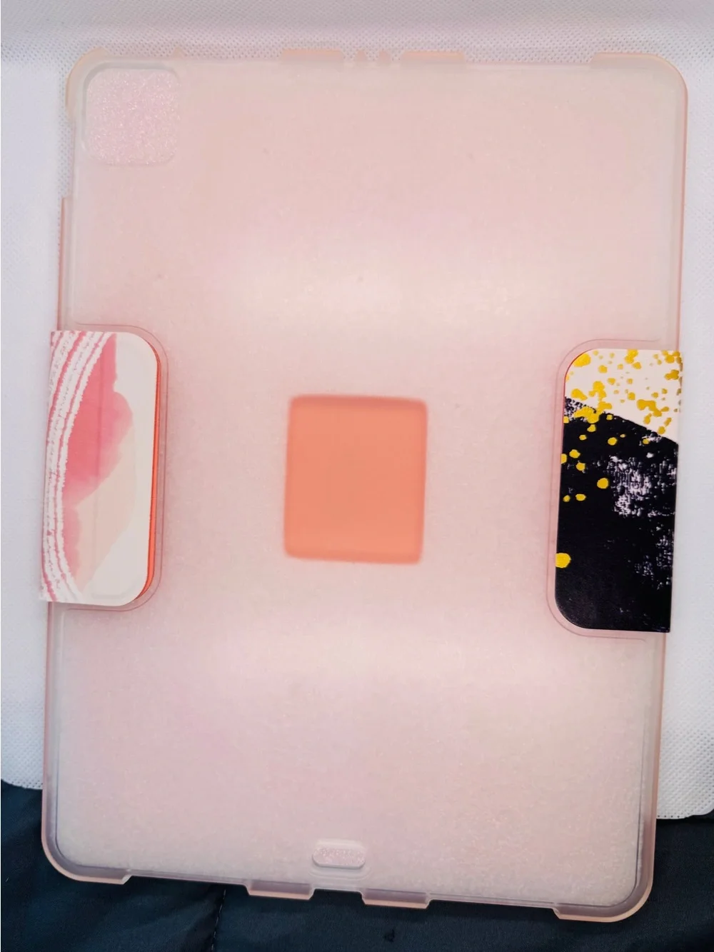 heyday Pink and Gold Watercolor Tablet Case for 10.9